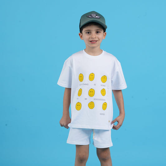 T-shirt Shorts Set / Smiley