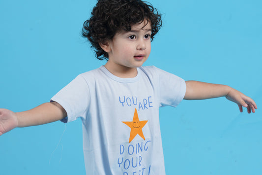 Bodysuit Onesie / Smiley Star