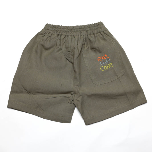 Linen Shorts / Eat The Cake Stitched