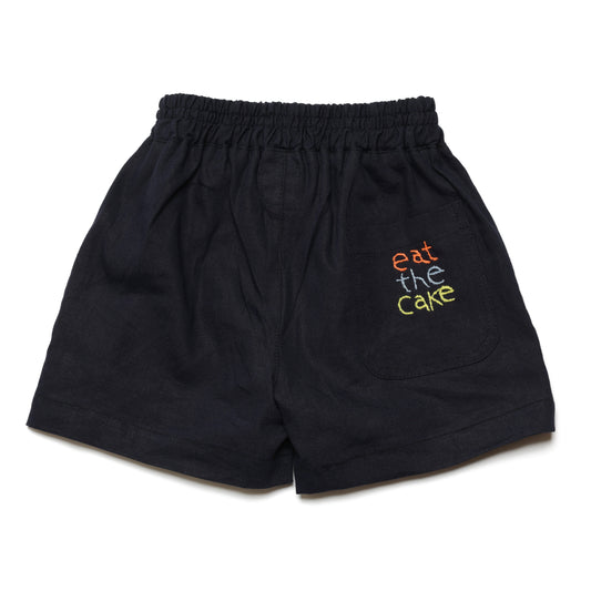 Linen Shorts / Eat The Cake Stitched