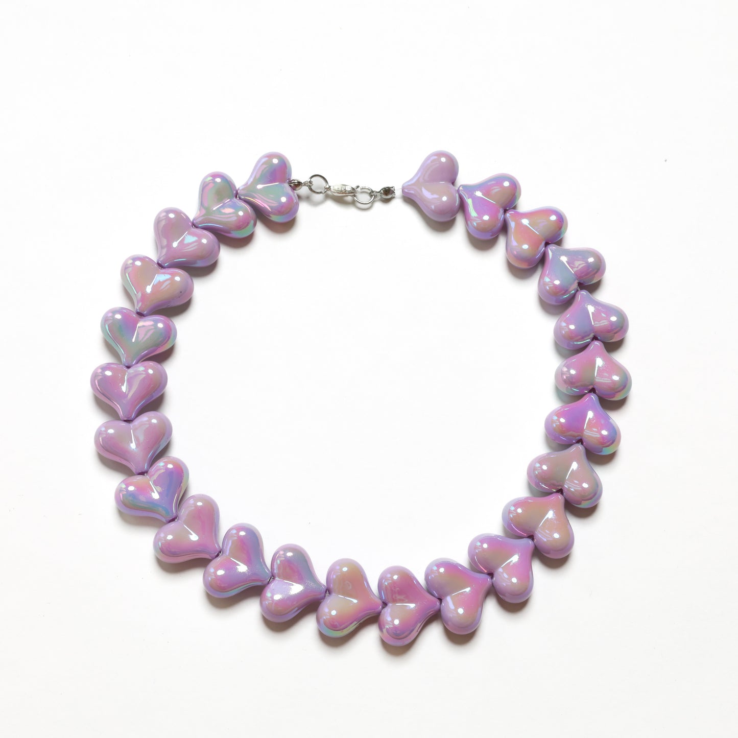 Necklace / Purple Hearts