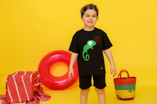 T-shirt Short Set / Chameleon