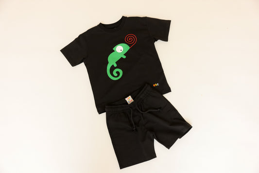 T-shirt Short Set / Chameleon