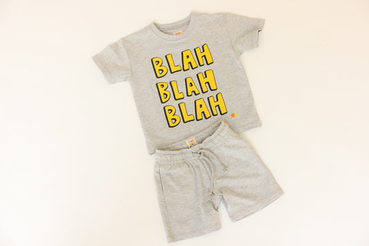 T-shirt Short Set / BLAH BLAH BLAH