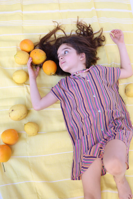 Jumpsuit / Striped overall