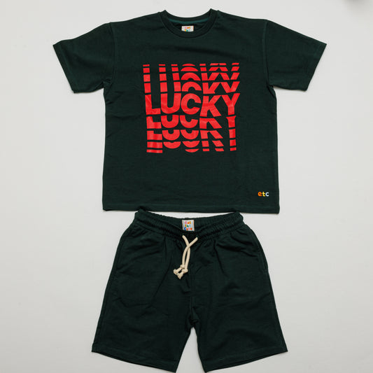 T-shirt Shorts Set / Lucky
