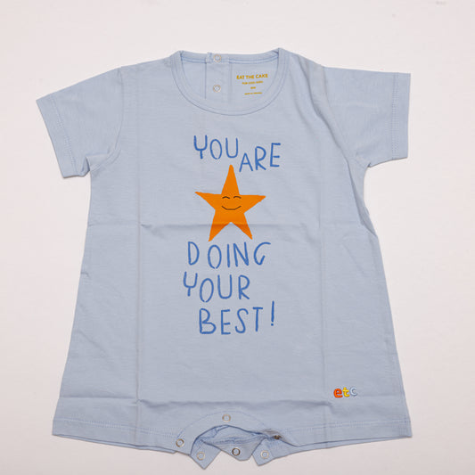 Bodysuit Onesie / Smiley Star