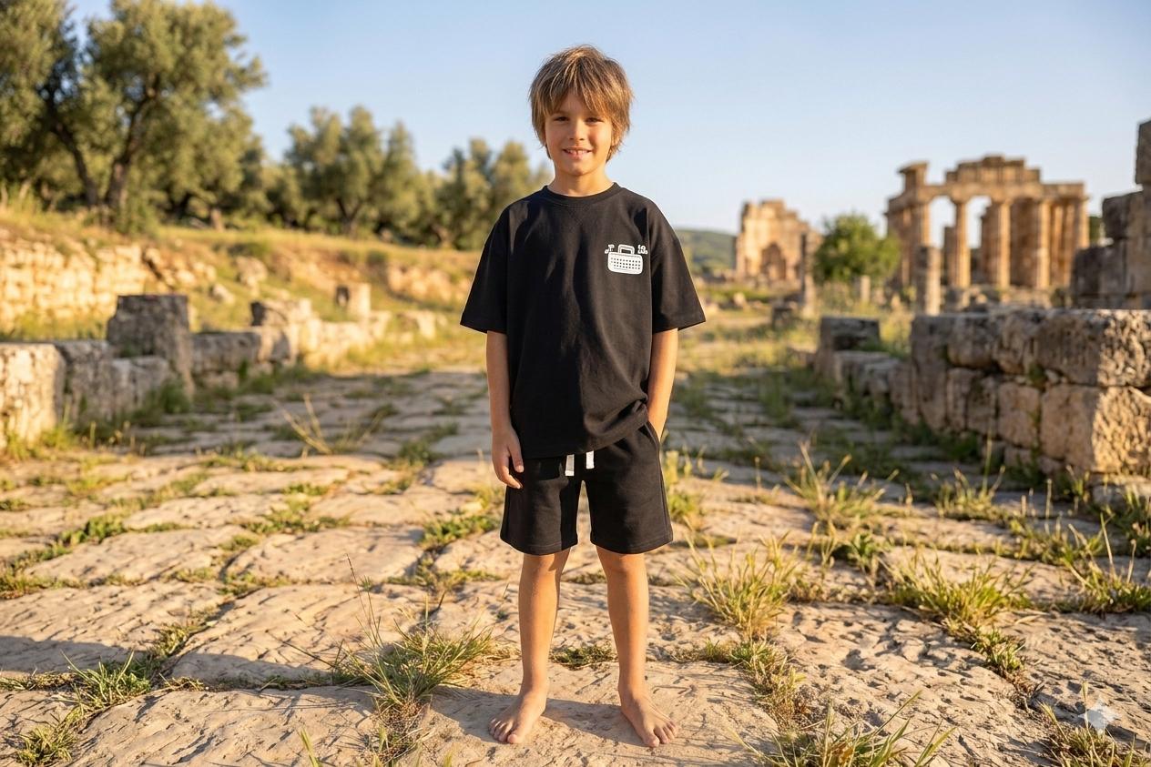 Black set lay in the sun