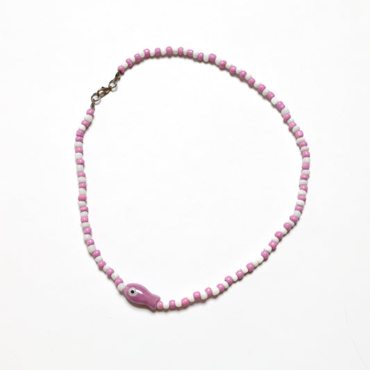 Necklace / Purple Fish