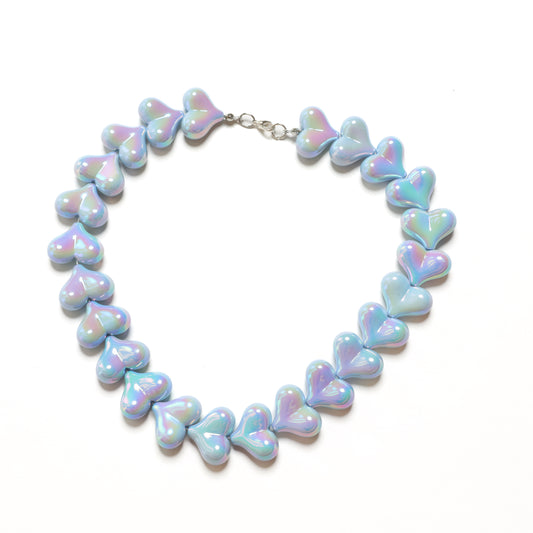 Necklace / Blue Hearts