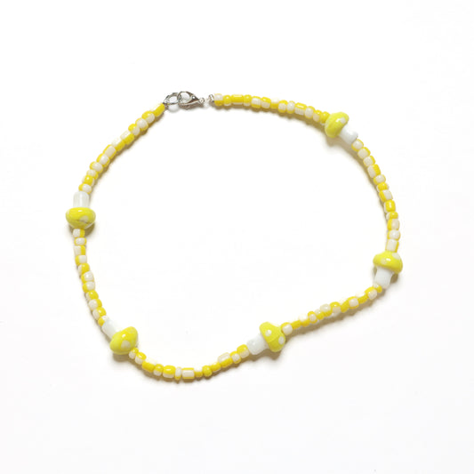 Necklace / Yellow Shrooms