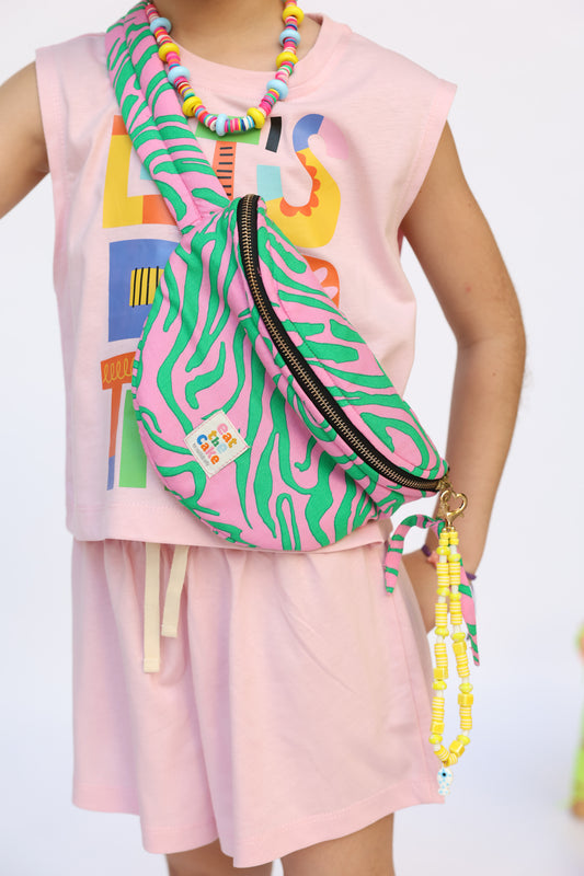 Fanny Pack / Pink Zebra