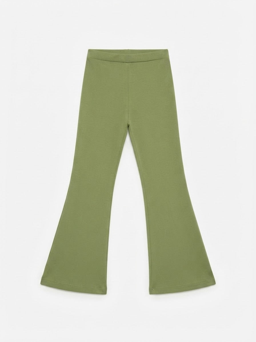 Olive Flared Leggings