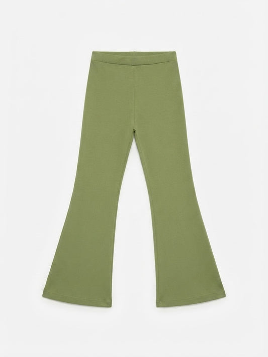 Olive Flared Leggings