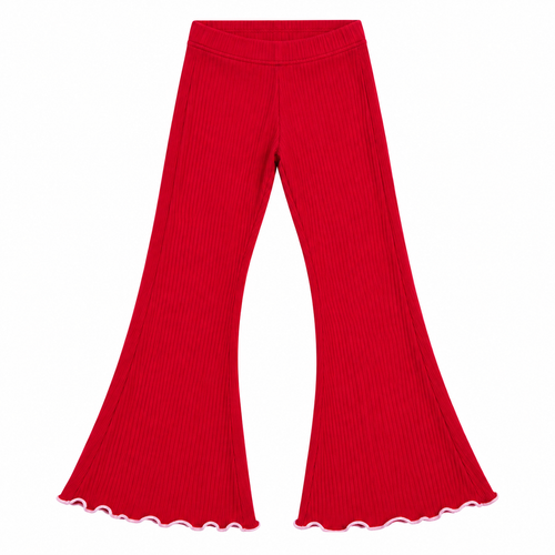 Flared etc Legging Red