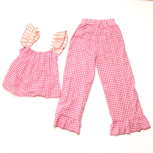 Set / Pink Checkered