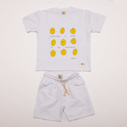 T-shirt Shorts Set / Smiley
