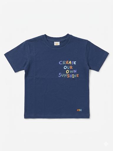 Navy t-shirt create your own sunshine