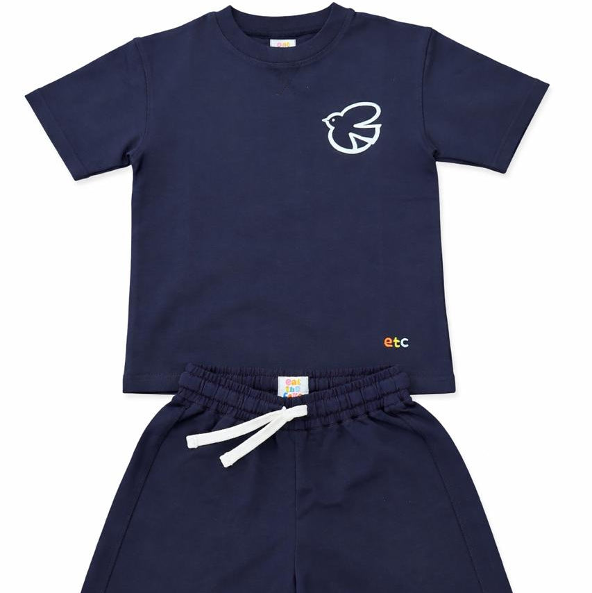 Navy blue peace set