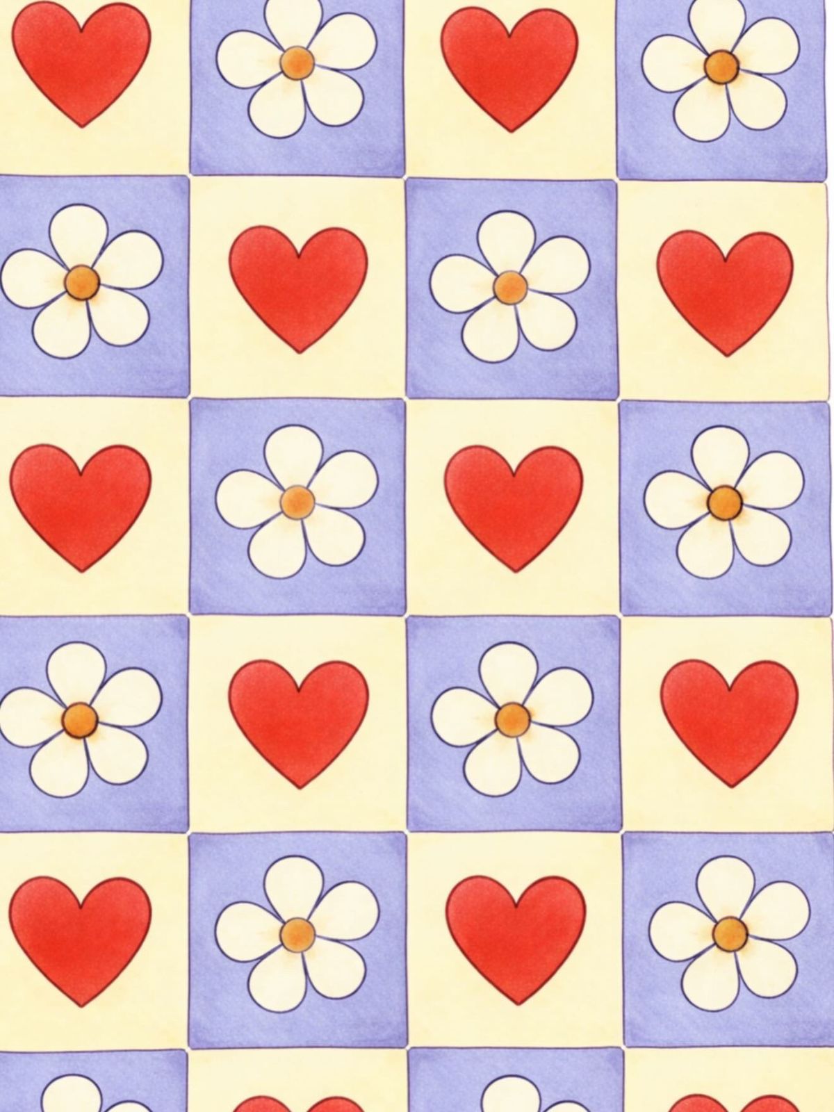 Purple set hearts and sunflowers